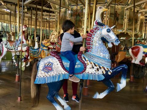  Manège chevaux de bois San Francisco